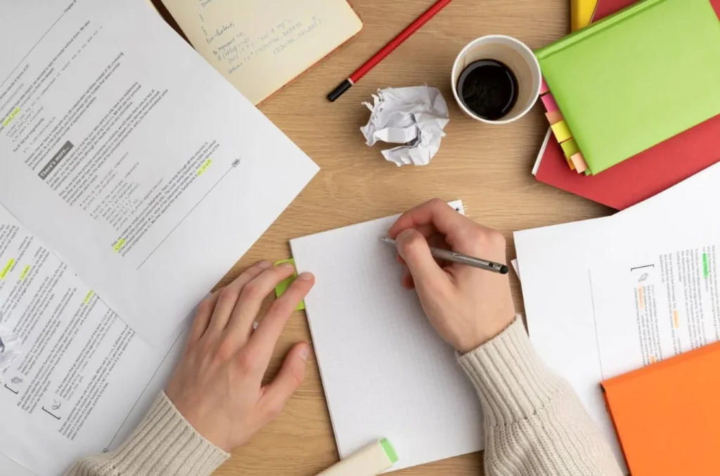 Writer planning content and tone strategy
