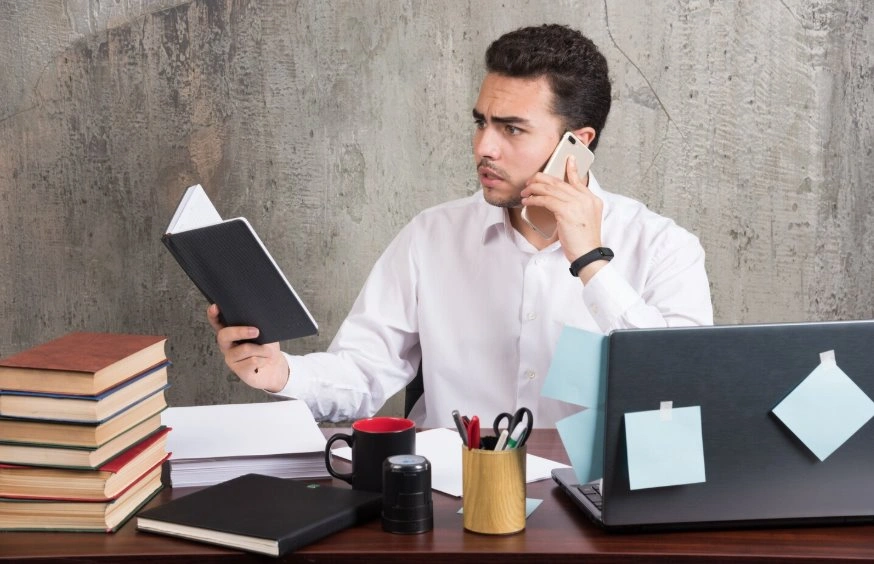 Entrepreneur planning successful business growth and strategy