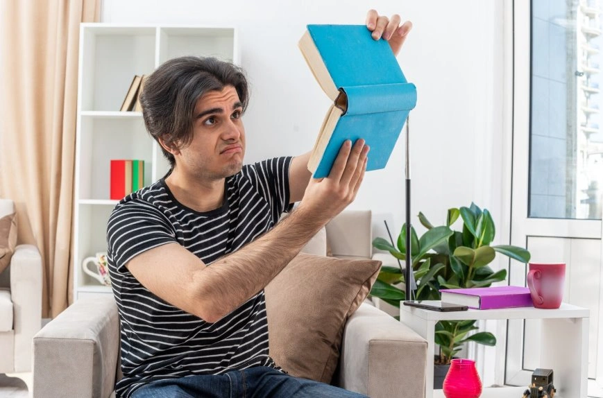 Author learning about book publicity